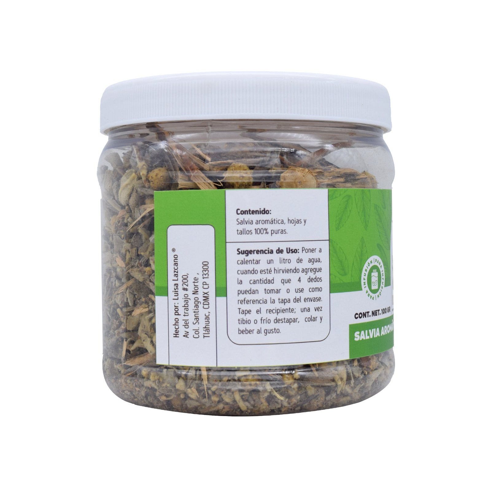 Salvia Aromatica Hojas Y Tallos 100 G - Image 3